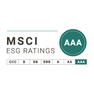 MSCI AAA rating badge