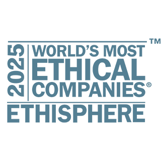 Ethisphere 2025 World’s Most Ethical Companies award badge